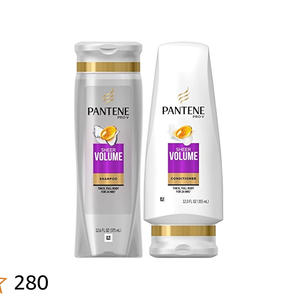 Set de Champú y Acondicionador Pro-V Sheer Volume DUO Anticaspa, Hidratante y Nutritivo, 12.6 Onzas, 1 Unidad - Product Image 1
