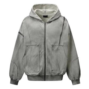 Hombres Custom Heavyweight 100% Cotton Winter Hoodies Logo Oversized Unisex Sudadera con capucha personalizada - Product Image 6