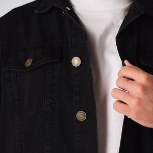 2024 élégant Denim hommes vestes tenue décontracté service OEM en gros de haute qualité coton personnalisé hommes jeans veste - Product Image 4