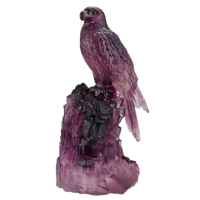 Vente chaude : Artisanat en cristal d'améthyste violette sculptée en forme d'aigle, décoration animale naturelle de qualité supérieure, idéal pour les cadeaux (vente en gros)