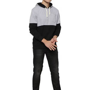 Vente en gros de sweatshirts et sweatshirts à capuche surdimensionnés et épais en coton mélangés de grande taille pour hommes 500gsm - Product Image 6