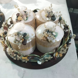 Ensemble de pots en résine de luxe avec design texturé et motif de fruits pour la décoration de la cuisine, la vaisselle, préservant la fraîcheur - Product Image 1