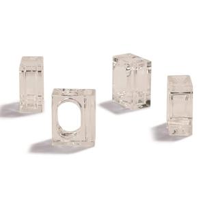 Porte-serviettes en acrylique fabriqué en Inde pour table d'hôtel, design géométrique, produit artisanal, porte-serviettes pour utilisation sur la table - Product Image 1