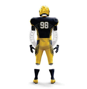 ชุดยูนิฟอร์มอเมริกันฟุตบอลสำหรับผู้ชาย เสื้อเจอร์ซีย์และกางเกงประสิทธิภาพสูง ระบายอากาศได้ดี ทนทาน เหมาะสำหรับการฝึกซ้อมและการแข่งขันกีฬาแบบทีม - Product Image 1