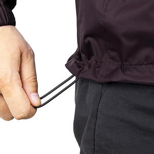 Chaqueta cortavientos de moda Estilo Chubasquero largo para hombres Chaqueta de lluvia de poliéster hecha por Dress Sports - Product Image 6