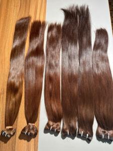 Venta al por mayor brasileño indio cutícula alineada crudo recto extensiones de cabello humano paquetes de cabello sin procesar de fábrica - Product Image 4