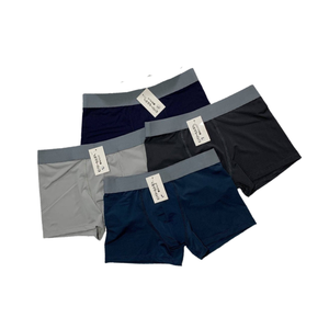Calzoncillos bóxer de algodón para hombre, buen precio, sin costuras, cómodos, sensación fresca, Tela Gris, bolsas de plástico hechas en Vietnam, fábrica de ropa - Product Image 6