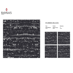 Azulejo de Porcelana de Diseño Moderno con Acabado Brillante de 600x600mm y 600x1200mm, Acabado Mate de 5mm, Resistente a los Ácidos, Vitrificado RAYKAS - Product Image 3