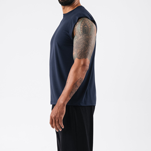 Débardeur sans manches à compression à séchage rapide pour hommes chemise de fitness respirante pour l'été course à pied basket entraînement en plein air - Product Image 2