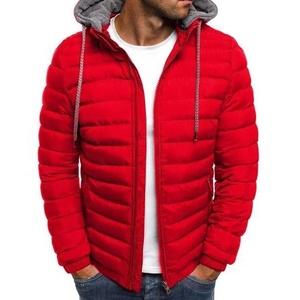 Chaqueta de Invierno para Hombre, Personalizada, de Lona, con Cuello Alto, Acolchada, de Alta Calidad, con Cierre, Manga Larga, Moda 2026 - Product Image 5