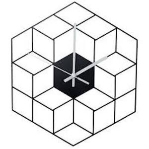Customised Logo Gold Hexagonal Home Decorative <b>Clock</b> Iron Metal Quartz Movement Silent <b>Sleep</b> for Living Room or Wall Gift - Product Image 2