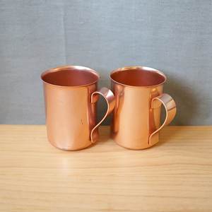 Tasse à boissons en cuivre pur fabriqué à la main directement du fabricant inde tasse en cuivre pur pour servir de la bière et tasse à café décontractée - Product Image 2