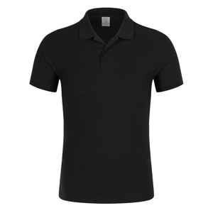 เสื้อโปโลสำหรับผู้ชายเสื้อโปโลผ้าคอตตอนโพลีเอสเตอร์แขนสั้นผ้า100% สำหรับใส่ตีกอล์ฟ - Product Image 1