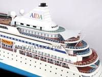 Gia Nhien Fabricant Conception Personnalisée quantité minimale de commande Basse Modèle Aida Vita Trophée MODÈLE DE BATEAU EN BOIS MODÈLE DE BATEAU EN BOIS DE HAUTE QUALITÉ Fait à la main