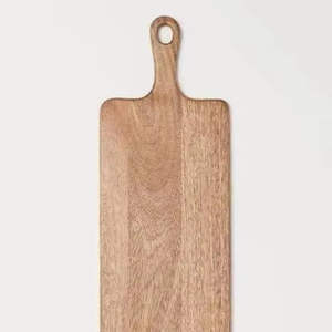Sustainable Mango Wood Rectangular Chopping Board <b>Safe</b> and Stylish Wooden <b>Knife</b> Block - Product Image 1