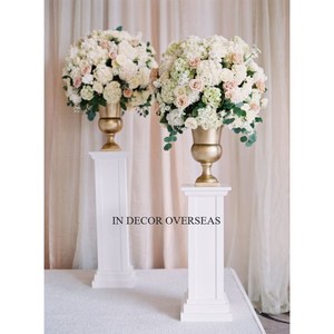 Tamaño y color personalizados disponibles Alambre de metal resistente Hecho Diseñador elegante único Centro DE MESA DE BODA Decora a bajo precio - Product Image 3