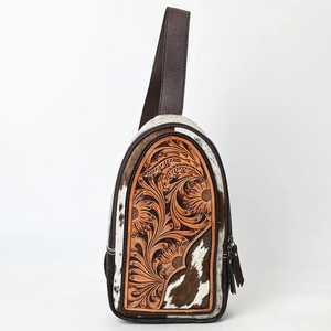 กระเป๋าสะพายทำมือสุดหรูดีไซน์ใหม่กระเป๋าสะพายหลังหนังขนสัตว์ตะวันตก - Product Image 2