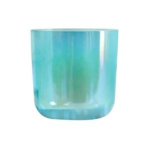 Ensemble de 7 bols chantants en quartz Mountain Rain, marteau en daim Cosmic Light, pour la méditation, la relaxation et la guérison - Product Image 1