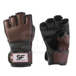 Gants MMA légers pour la pratique des arts martiaux avec poignée antidérapante et trous de ventilation Gants MMA en cuir PU pour le sparring - Product Image 1
