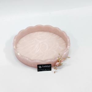 ถาดเรซิ่นทรงกลมทันสมัยถาดโลหะทำด้วยมือสำหรับตกแต่งโรงแรมและบ้านสำหรับตกแต่งโรงแรมและเรซินโดย tradebyd - Product Image 4