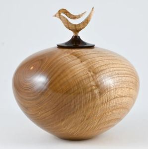 AYAANS exquise grande urne en bois de mangue faite à la main avec urne commémorative en forme de cerise antique pour adulte/toutes les fournitures funéraires Top vendu - Product Image 1