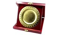 Plaque de récompense moderne écologique de haute qualité, gravée sur mesure, dans une boîte en bois, pour événements d'entreprise, récompenses professionnelles, style sportif