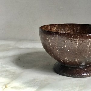 High Quality Small Dough Bowl Metal New Design with Coconut Finish Table Top Home Decor Candle <b>Jar</b> Candle Bowl - Product Image 2