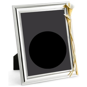 Cadre photo de luxe en aluminium style fleur dessus de table carré créatif personnalisé décoratif bonne qualité vente en gros d'usine - Product Image 4