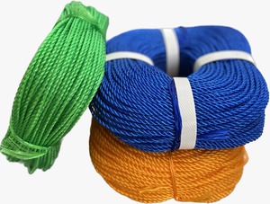 PE xoắn dây bện dây bện cho Lưới đánh cá màu đỏ vàng xanh PP/<span class=keywords><strong>polyprop</strong></span> packinig nhiều màu câu cá bao bì dây - Product Image 1