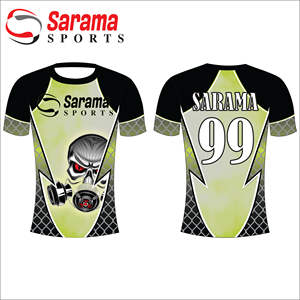 Maillot de Sublimation impression Logo rouge blanc jaune survêtements de détente pas cher prix réversible - Product Image 3