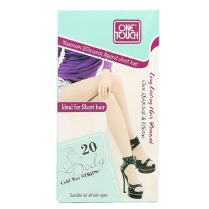 Bandes de cire pour le corps One Touch - 20 bandes - Product Image 1