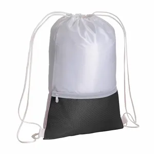 Zaino Personalizzabile 210T Colorato con Cerniera, Sacche Sportive Promozionali con Cordoncino e Gadget - Product Image 2