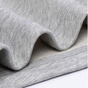 Pantalones Jogger de algodón 100% personalizados de alta calidad para hombres, pantalones apilados informales, cintura elástica con cordón, tela de rizo frontal plana - Product Image 3