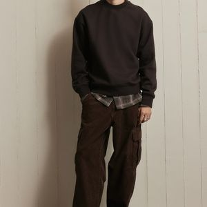 Design Your Own High Quality Fleece Plain Wholesale Rate Custom Made Crewneck Regular Fit - Product Image 1