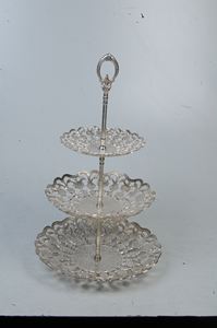 Hotel Dinner Tabletop Serving Fruit Rack Cake Cup Server Galvanized Cake Stand Home Decoration Birthday Party Use - Product Image 5