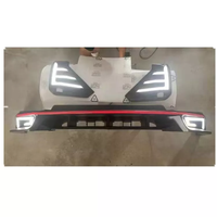 Adapté pour Hilux 2021 2022 2023 Becquet avant en plastique à ajouter au capot, protection de capot avec lumière LED