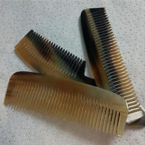 Peigne à cheveux en corne de buffle avec logo personnalisé, accessoires de cheveux fantastiques, qualité d'exportation, fabriqué en Inde - Product Image 3