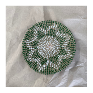 Panier décoratif fait à la main en osier naturel rotin bambou Vietnam tenture murale rustique écologique - Product Image 6