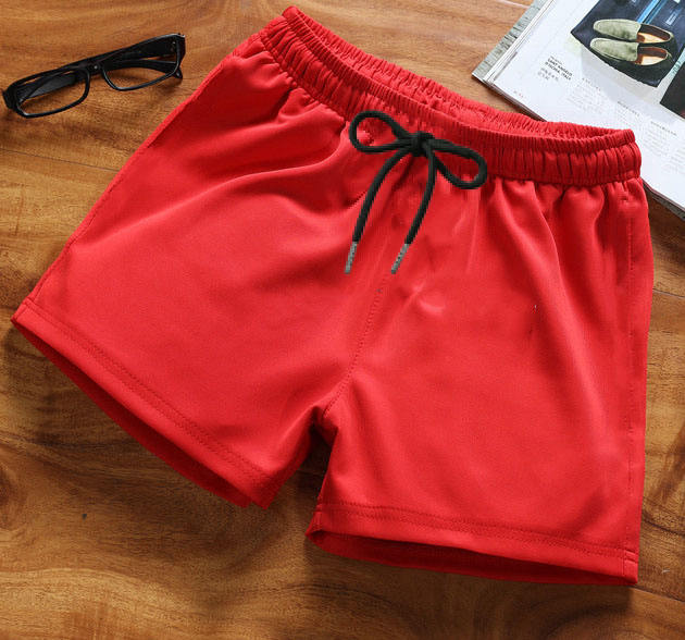 2310 solid color pants red