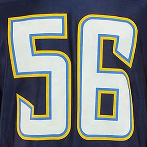 Camiseta de fútbol americano transpirable personalizada al por mayor, nuevo diseño, camiseta de fútbol americano de secado rápido de alta calidad - Product Image 6