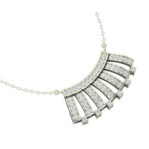 Colgante CLARA Ayla con Cadena, Plata de Ley 925, Bañado en Rodio, Colgantes y Dijes Finos, Regalo para Mujeres y Niñas - Product Image 3