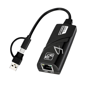 Type-C <b>Ethernet</b> Gigabit 10/100/1000 <b>USB</b> Adapter for PC Notebook & Mac External Wired <b>USB</b> to <b>Ethernet</b> Stock Product - Product Image 3