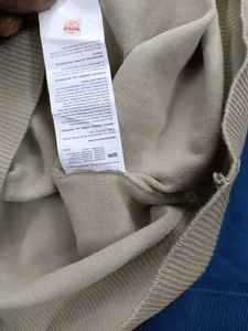 Core Sandstone Casual Sudadera Cómoda Ropa diaria Tonos neutros Patrón sólido Primavera Punto Poliéster/Algodón Liso Teñido - Product Image 3