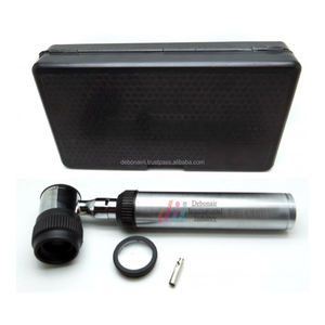 Juego de dermatoscopio de lupa portátil 10X mango de latón 0-10mm escala analizador de piel herramienta de diagnóstico de cuerpo de Metal para dermatólogos - Product Image 6