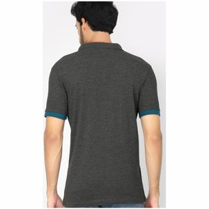 เสื้อยืดผู้ชายแขนสั้นกันยับผ้าฝ้าย100% เสื้อโปโลพิมพ์ลายปัก100% โปโลผ้าฝ้ายสไตล์คลาสสิกพอดีตัวของผู้ชาย - Product Image 2