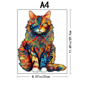 Rompecabezas de madera Animal Chat - Product Image 6