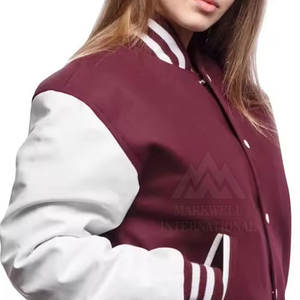 Veste de survêtement à boutons recouverts personnalisée, veste de survêtement légère, vêtements d'hiver, veste de survêtement - Product Image 3