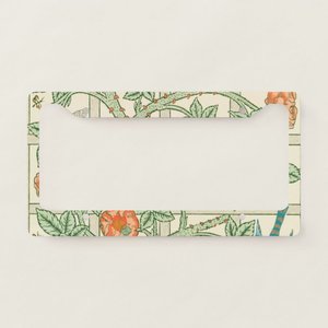 Marco para matrícula con diseño de celosía victoriana de William Morris - Product Image 1