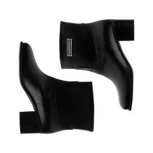 Bottines confortables pour femmes, noires, mi-mollet, élégantes, stivaletto, talon de 5 cm, fabriquées en Italie, tailles 35-42 - Product Image 2