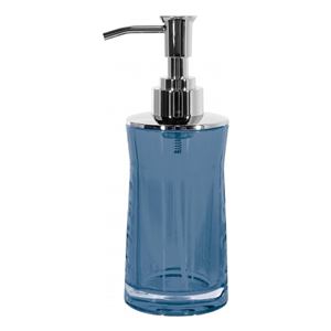 Spirella "Sydney" acrylic <b>soap</b> dispenser in <b>blue</b>, 18.5 x 7 cm - Product Image 1